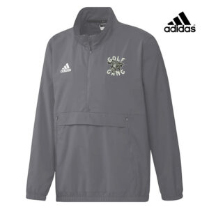 1031 Golf Gang Adidas Stadium 1/4 zip woven pullover – Team Grey Four