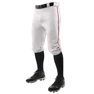 Heyworth Baseball Champro Triple Crown Knicker with Braid-White/Scarlet