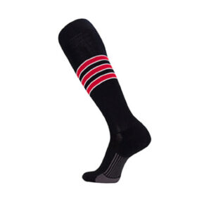 Heyworth Baseball ADULT Series Baseball Sock-Black/White/Red