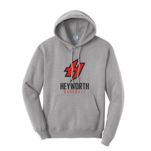 Heyworth Baseball Unisex Basic Hooded Sweatshirt-Athletic heather