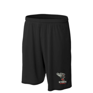 Heyworth Baseball Moisture Management Men Short with Side Pockets-Black