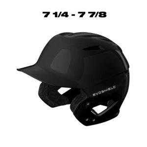 Heyworth Baseball Evoshield XVT 2.0 Helmet Glossy Black 7 1/4 – 7 7/8