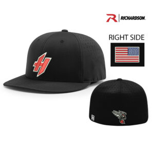 Heyworth Baseball Richardson Pro Lite FlexFit Cap (similar to team cap) Solid-Black