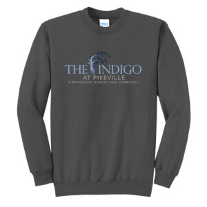 The Indigo at Pikeville Unisex Fleece Crewneck Sweatshirt-Charcoal