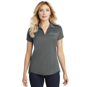 The Indigo at Pikeville Port Authority Ladies Trace Heather Polo-Charcoal Heather