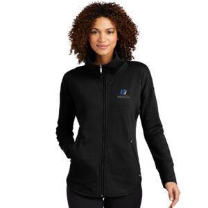 IHMVCU OGIO Ladie’s Luuma Full-Zip Fleece jacket-Blacktop