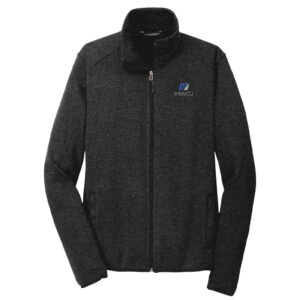 IHMVCU Port Authority Sweater Fleece Jacket Men-Black Heather