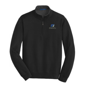 IHMVCU Port Authority Interlock 1/4 Zip Men-Black