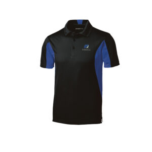 IHMVCU Men Sport-Tek Side Blocked TALL Micropique Sport-Wick Polo-Black/Royal