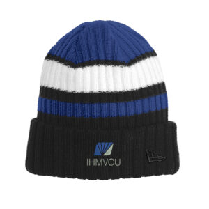 IHMVCU New Era Ribbed Tailgate Beanie-Royal/Black/White