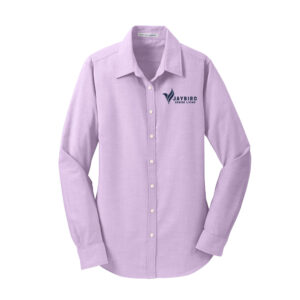 Jaybird Port Authority Ladies SuperPro Oxford Shirt-Soft Purple