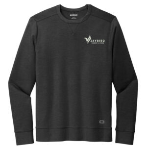 Jaybird OGIO Men Luuma Flex Long Sleeve Crew-Tarmac Grey Heather