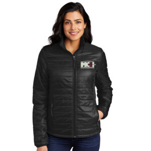 MCH Port Authority Ladies Packable Puffy Jacket-Deep Black