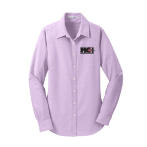 MCH Port Authority Ladies SuperPro Oxford Shirt-Soft Purple