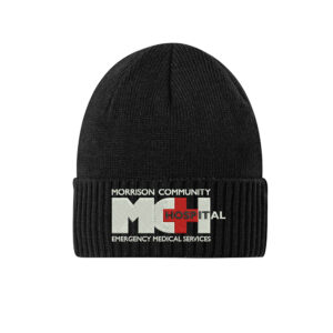 MCH Port Authority Rib Knit Cuff Beanie-Black