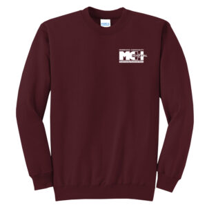 MCH Unisex Fleece Crewneck Sweatshirt-Maroon