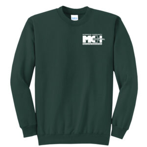 MCH Unisex Fleece Crewneck Sweatshirt-Dark Green