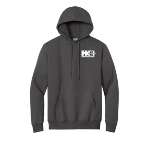 MCH Unisex Fleece Hooded Sweatshirt-Charcoal