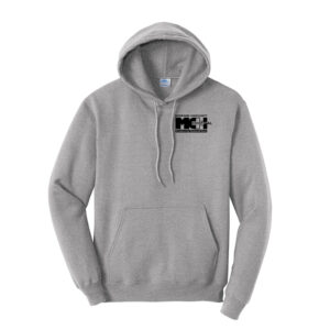 MCH Unisex Fleece Hooded Sweatshirt-Athletic Heather