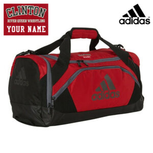 19.River Queen Wrestling Adidas Team Issue II Medium Duffel-Red/Black