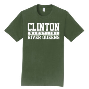 34.River Queen Wrestling Unisex Fan Favorite Short Sleeve Tee-Olive