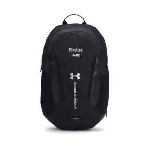 Plastics Unlimited Under Armour Hustle 6.0 Team Backpack – BLACK