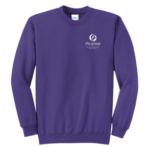 The GroupThe Group Unisex Core Fleece Crewneck Sweatshirt-Purple