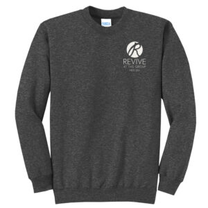 The GroupThe Group Unisex Core Fleece Crewneck Sweatshirt – Dark Heather Grey