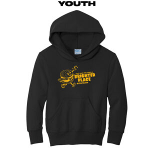 Team Kara Youth Fleece Hooded Sweatshirt-Black