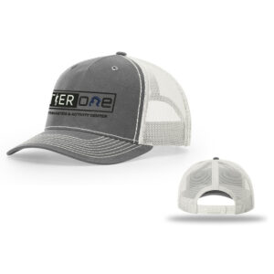 Tier One Gymnastics Richardson Hawthorne Trucker  Mesh Back Adjustable back cap-Rhino/Light Grey