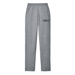 Tier One Gymnastics Men Open Bottom Classic Sweatpant With Pockets-Athletic Heather