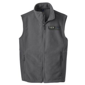 Tier One Gymnastics Men Port Authority Value Fleece Vest-Iron Grey