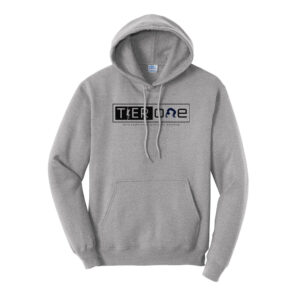 Tier One Gymnastics Unisex Fleece Hooded Sweatshirt-Athletic Heather