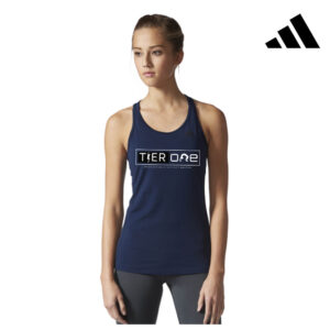 Tier One Gymnastics Adidas Women’s Performer Baseline Tank-Collegiate Navy