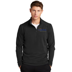 Vista Defense Technologies Sport Tek Lightweight French Terry 1/4 Zip Pullover-Black