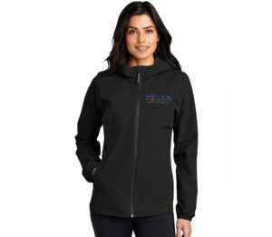 VIS Ladies Essential Rain Jacket-Black