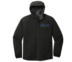 VIS Men Essential Rain Jacket-Black