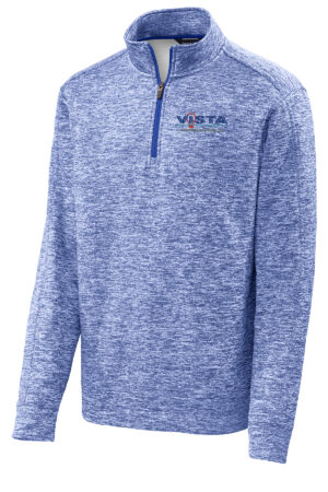 VIS Sport Tek Men PosiCharge Fleece 1/4 Zip Pullover-True Royal Electric