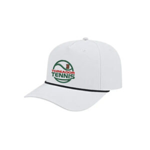 Boone Boys Tennis Athletic Rope Cap-white/White/Black