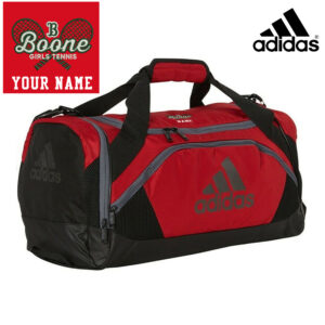 Boone Girls Tennis Adidas Team Issue II Medium Duffel-Red/Black