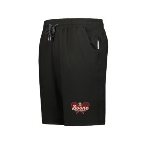 Boone Girls Tennis Men Holloway Ventura Soft Knit Shorts-Black