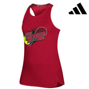 Boone Girls Tennis Adidas Women’s Game Mode Training Tank – Power Red (L,XL, 2X)