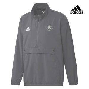 Baldwin Baseball Adidas Stadium 1/4 zip woven pullover – Team Grey Four