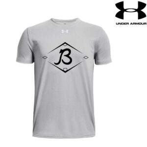 Baldwin Baseball Under Armour short sleeve Men’s Team Tech Tee-Mod Grey