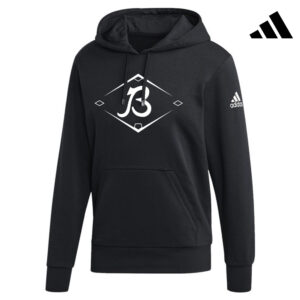 Baldwin Baseball Adidas Fleece Hooded Sweatshirt- Black