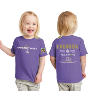 Everson Toddler Fine Jersey Short Sleeve Tee-Purple