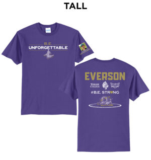 Everson Tall Short Sleeve Tee-Purple