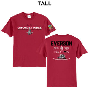 Everson Tall Short Sleeve Tee-Red