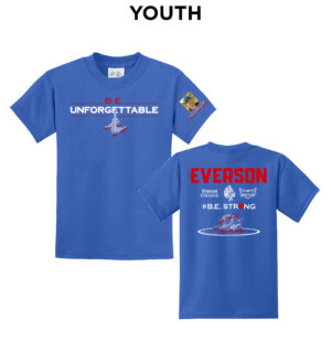 Everson Youth Short Sleeve Tee-Royal