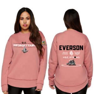 Everson LAT Women’s Weekend Fleece Crewneck Sweatshirt-Mauvelous